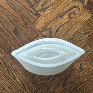 Silicone Food Storage Bag Set - White